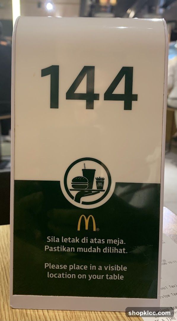 Table Number Stand