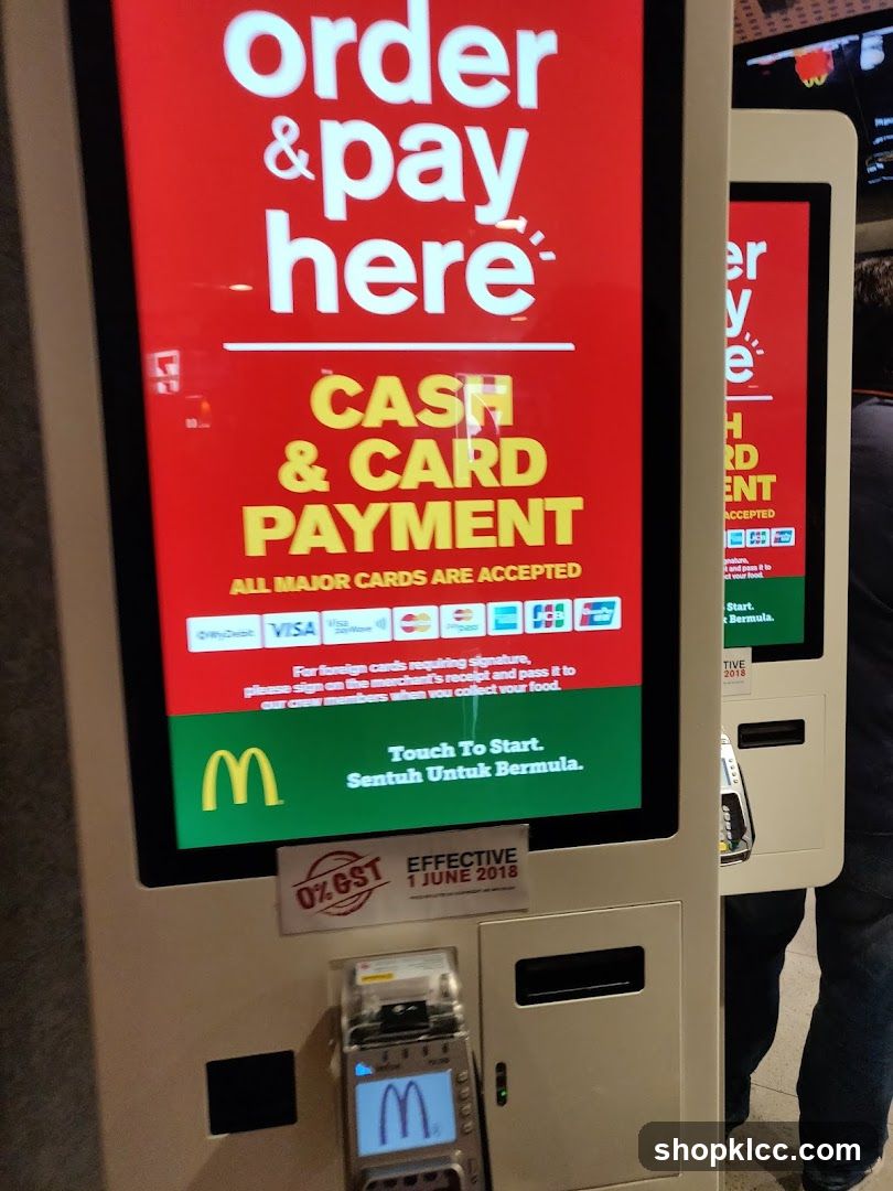 McDonald's Self-Order Kiosk