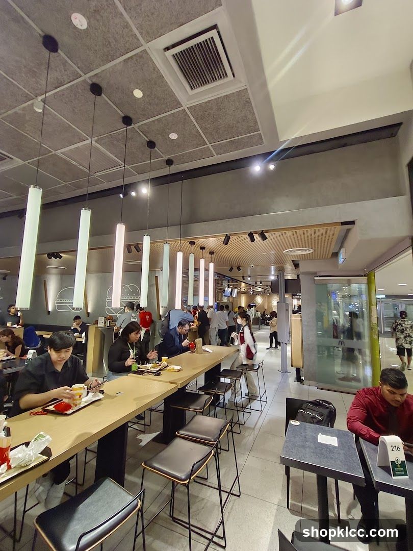 Modern Fast Food Restaurant Interior