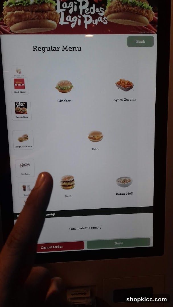Regular Menu
