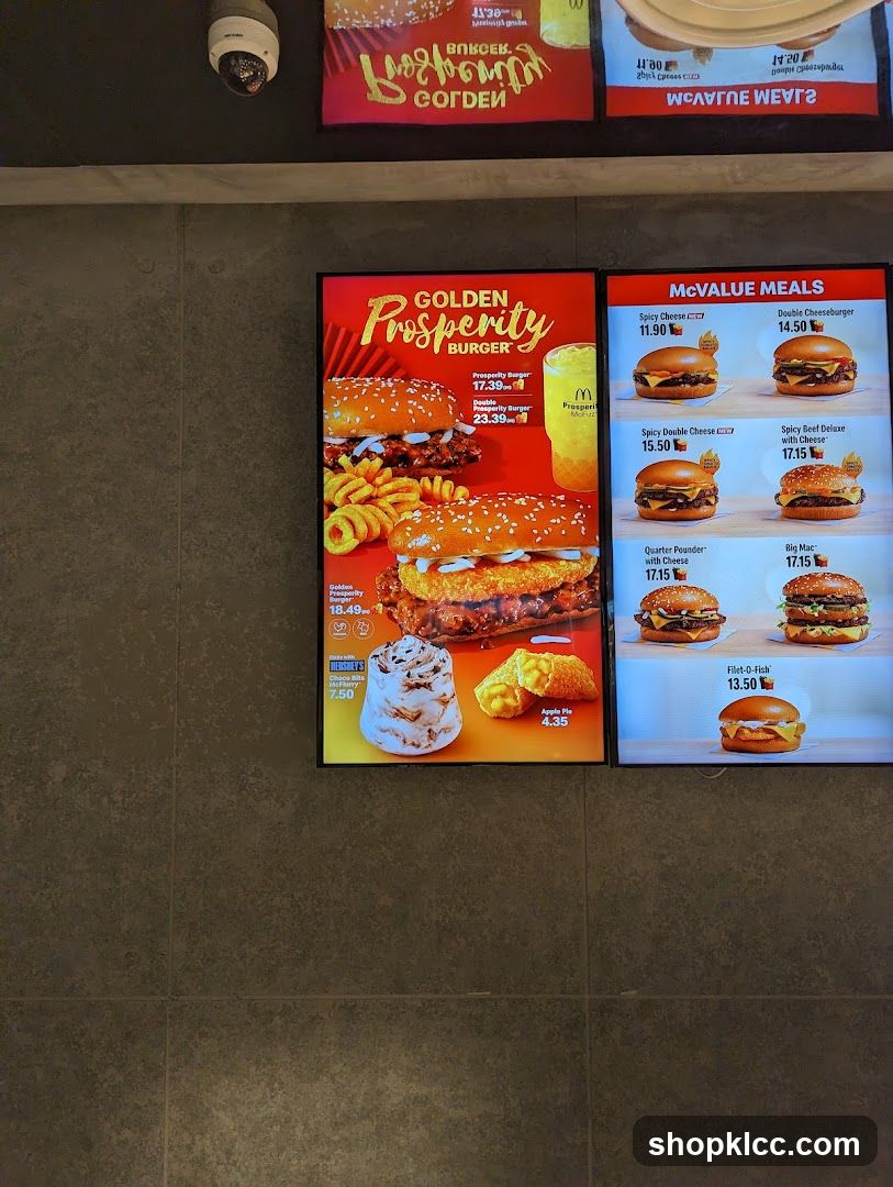 McDonald's Menu