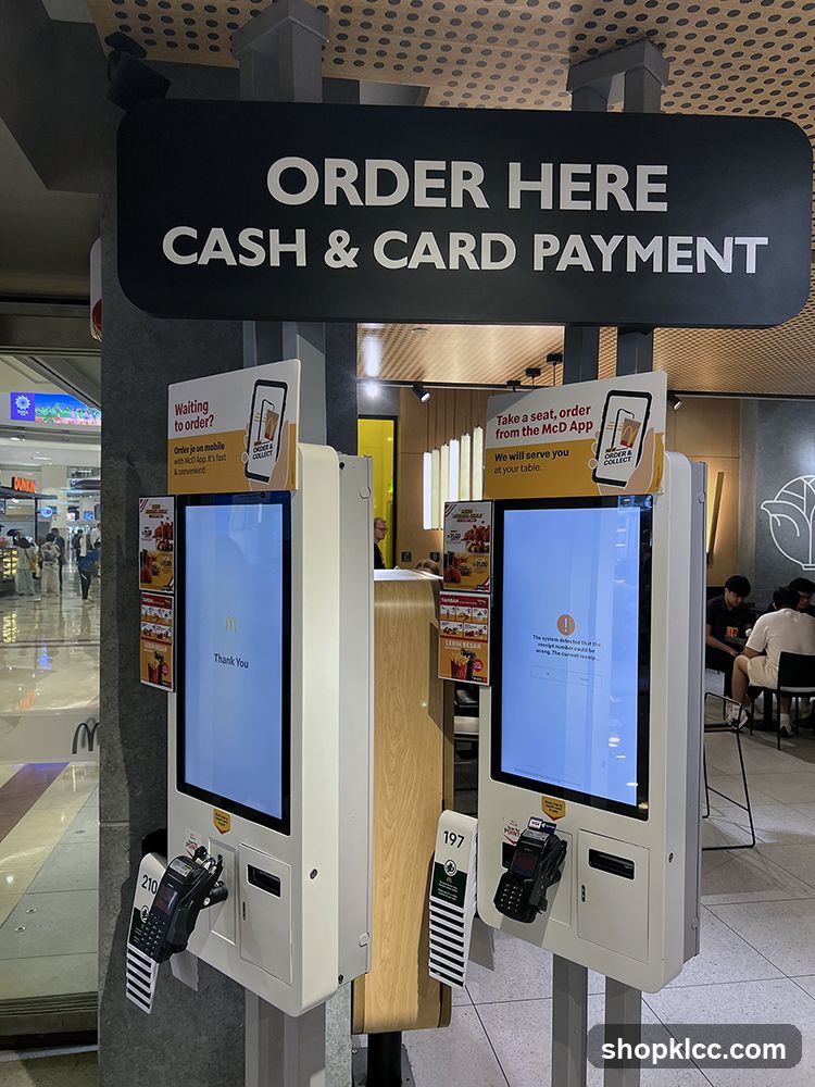McDonald's Self-Order Kiosks