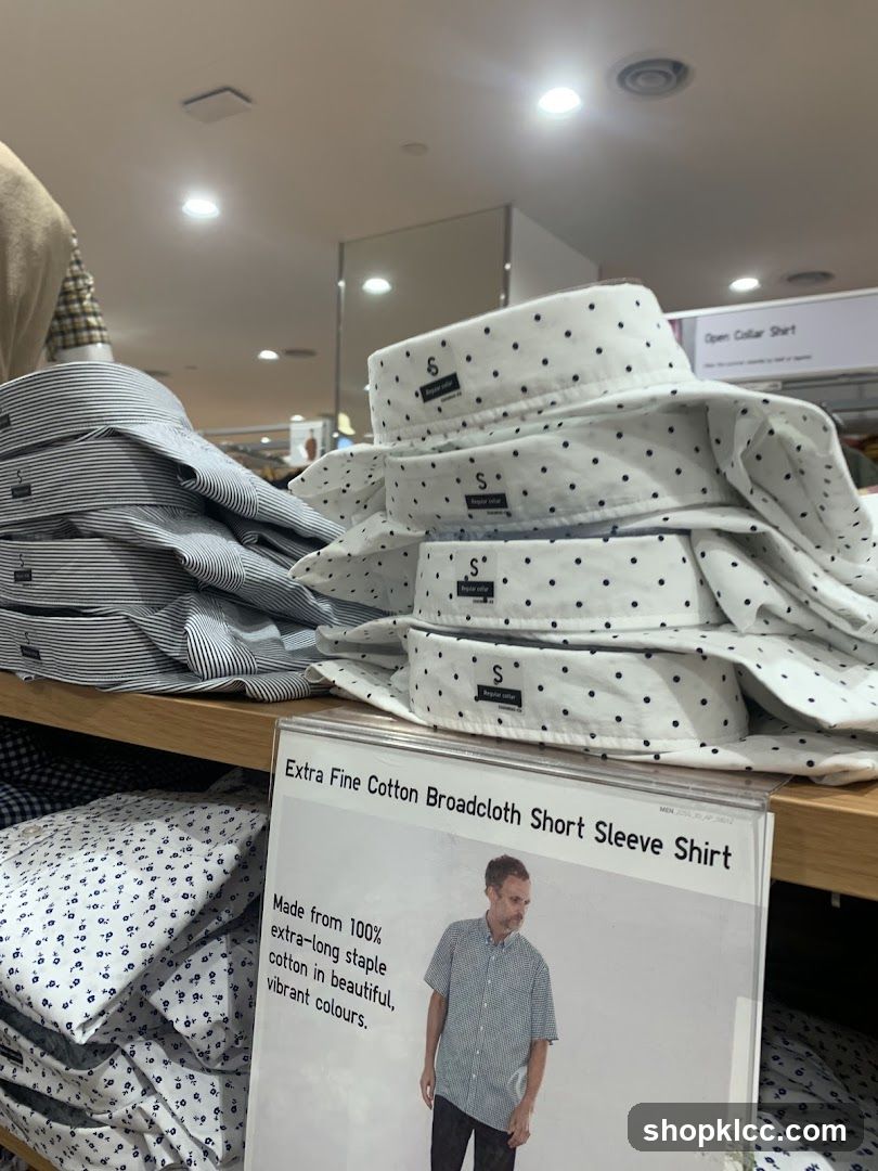 Shirts on Display