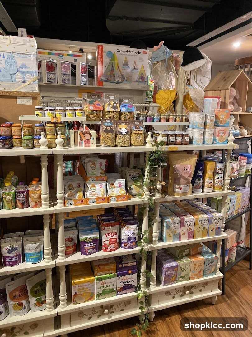 Baby Food and Snack Display