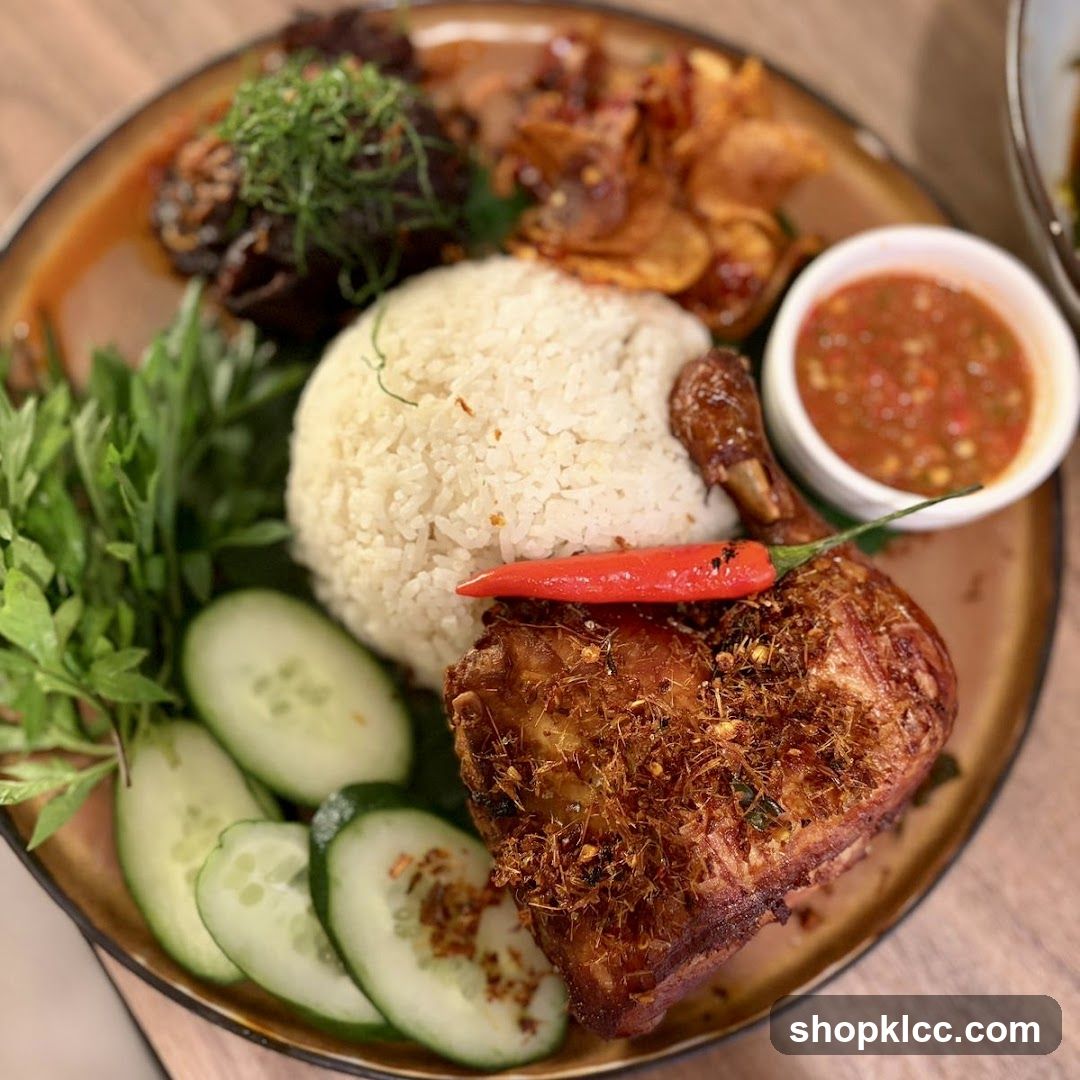 Fried Chicken Rice Platter