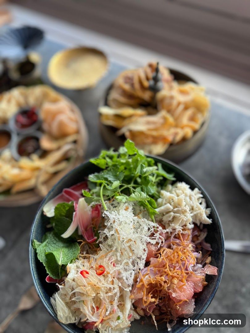 Pomelo Salad with Crispy Elements