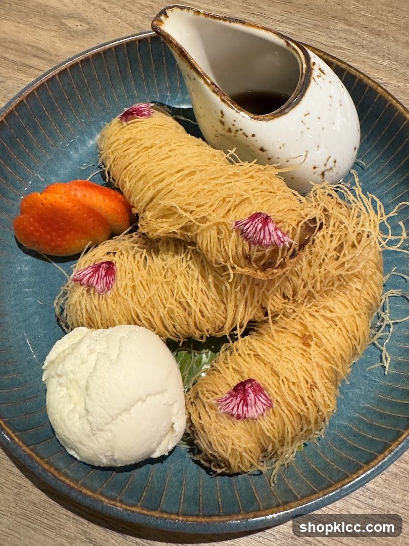 Dessert with Kataifi Pastry
