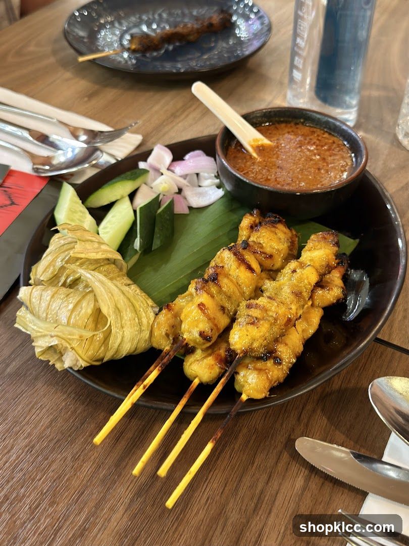 Chicken Satay with Peanut Sauce