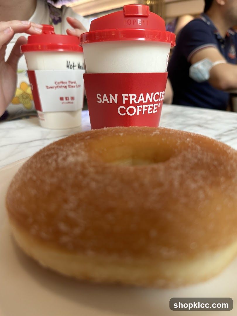 Donut and Coffee Cups