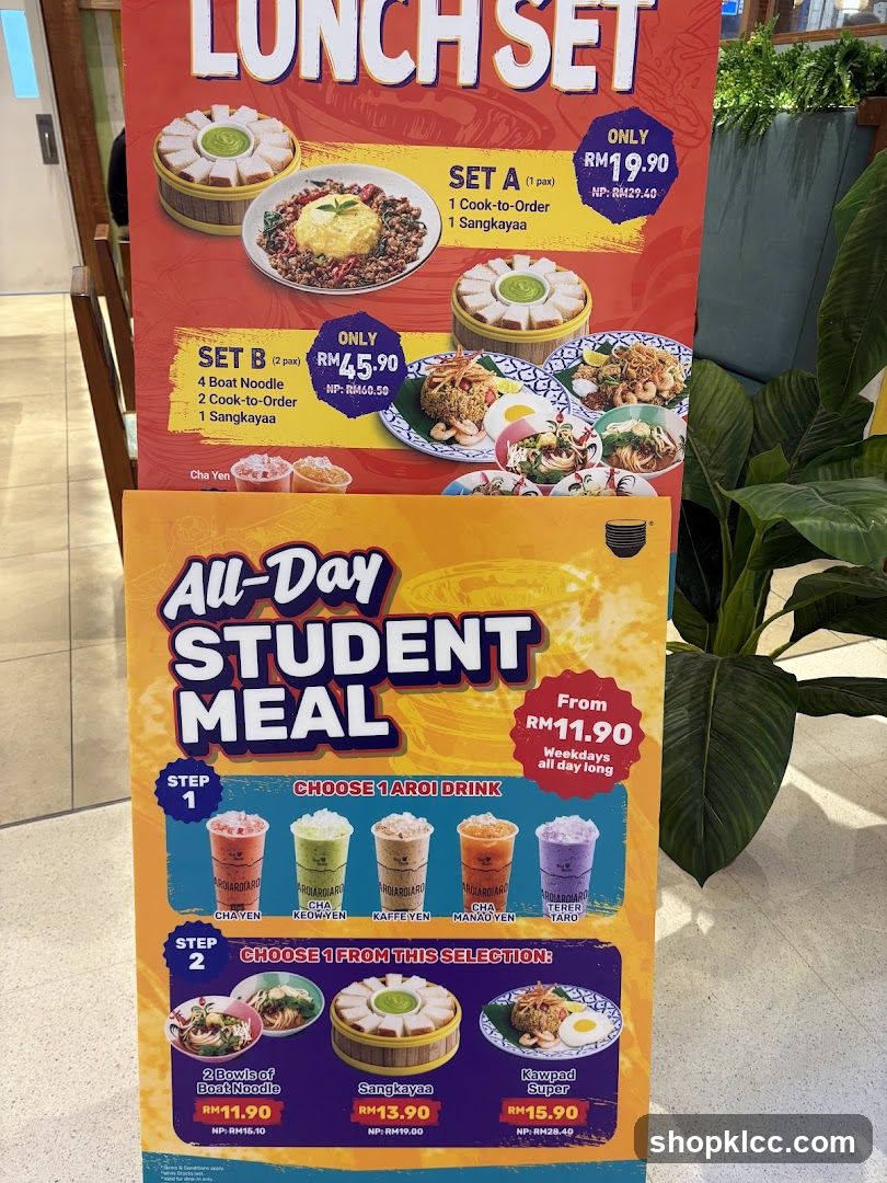 Lunch Set & Student Meal