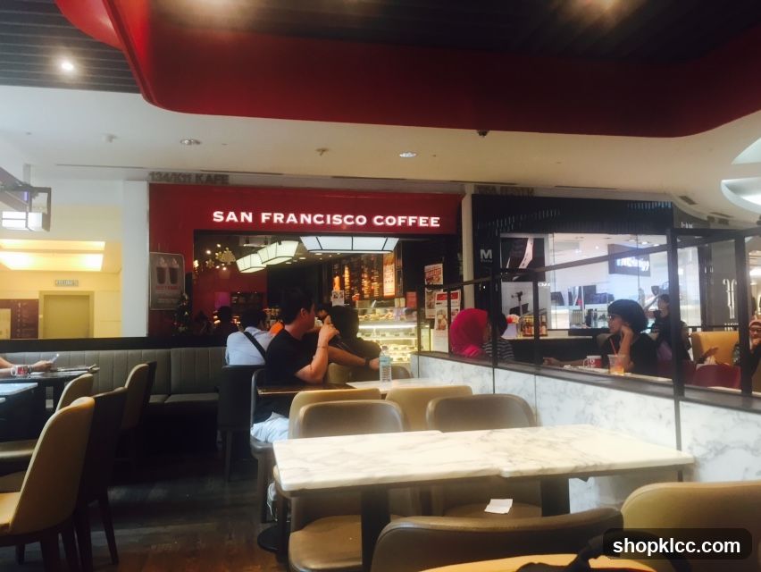 Interior of San Francisco Coffee