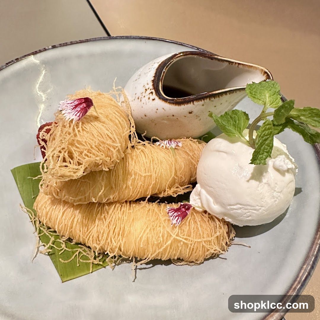 Dessert with Ice Cream