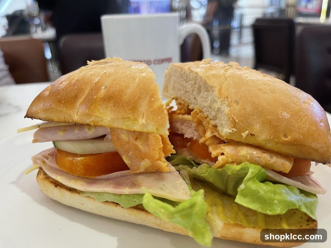 Sandwich and Coffee Cup