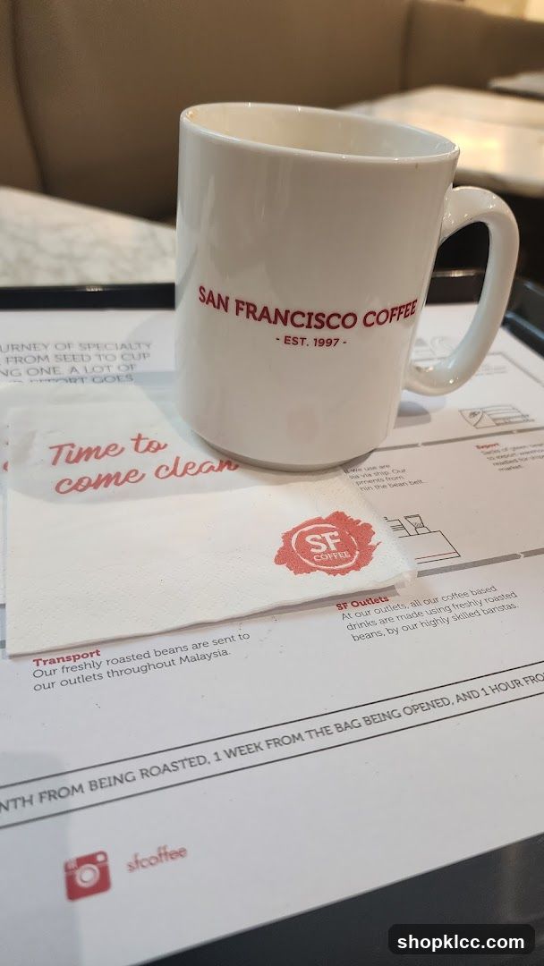 San Francisco Coffee Mug and Napkin