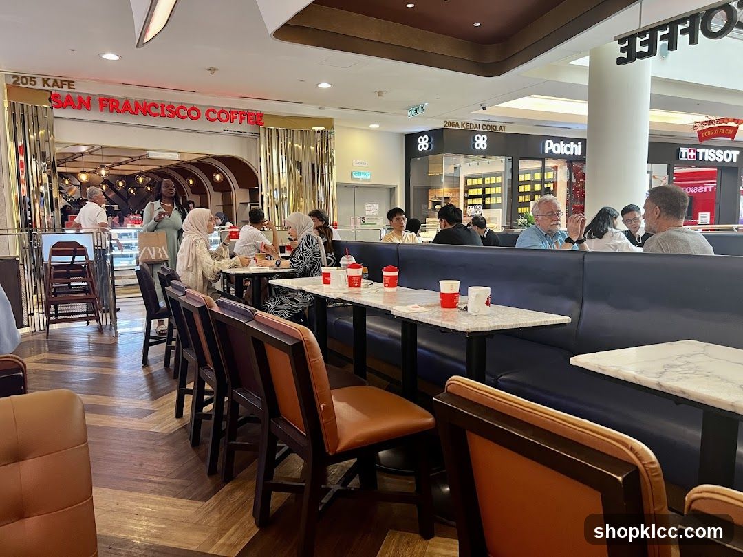 San Francisco Coffee Interior