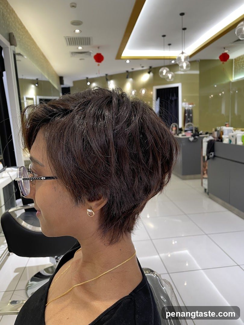 Woman with Short Haircut