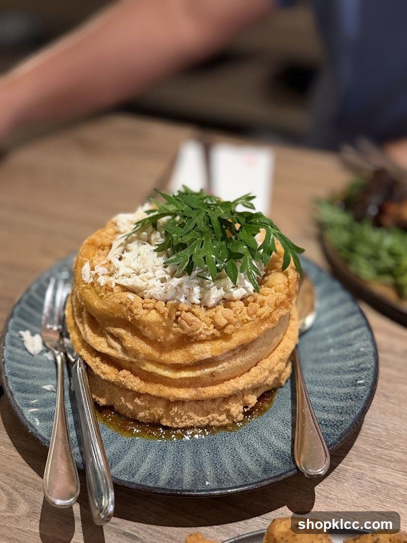 Stack of Waffles with Toppings