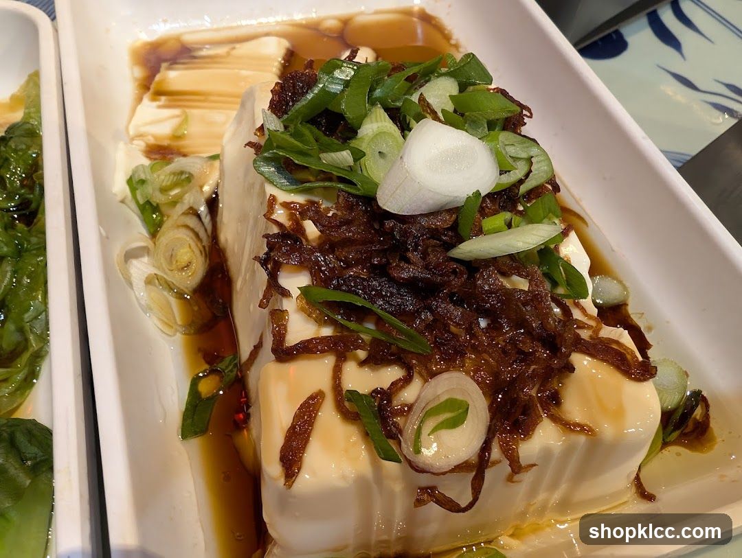 Silken Tofu with Toppings
