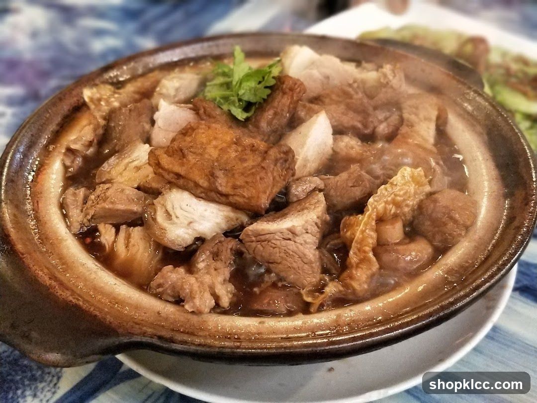 Braised Pork Belly with Mushrooms