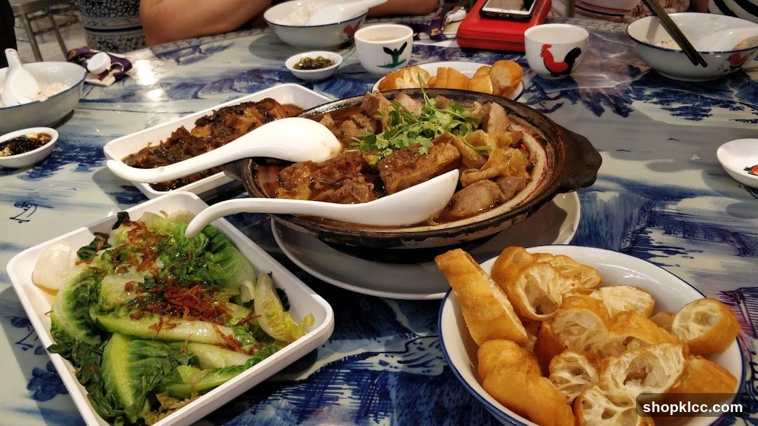 Table with various dishes