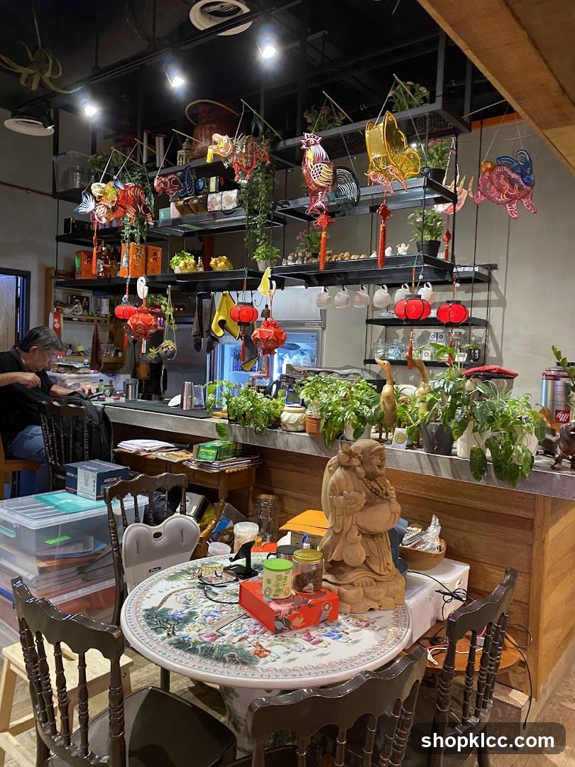 Restaurant Interior with Decorations