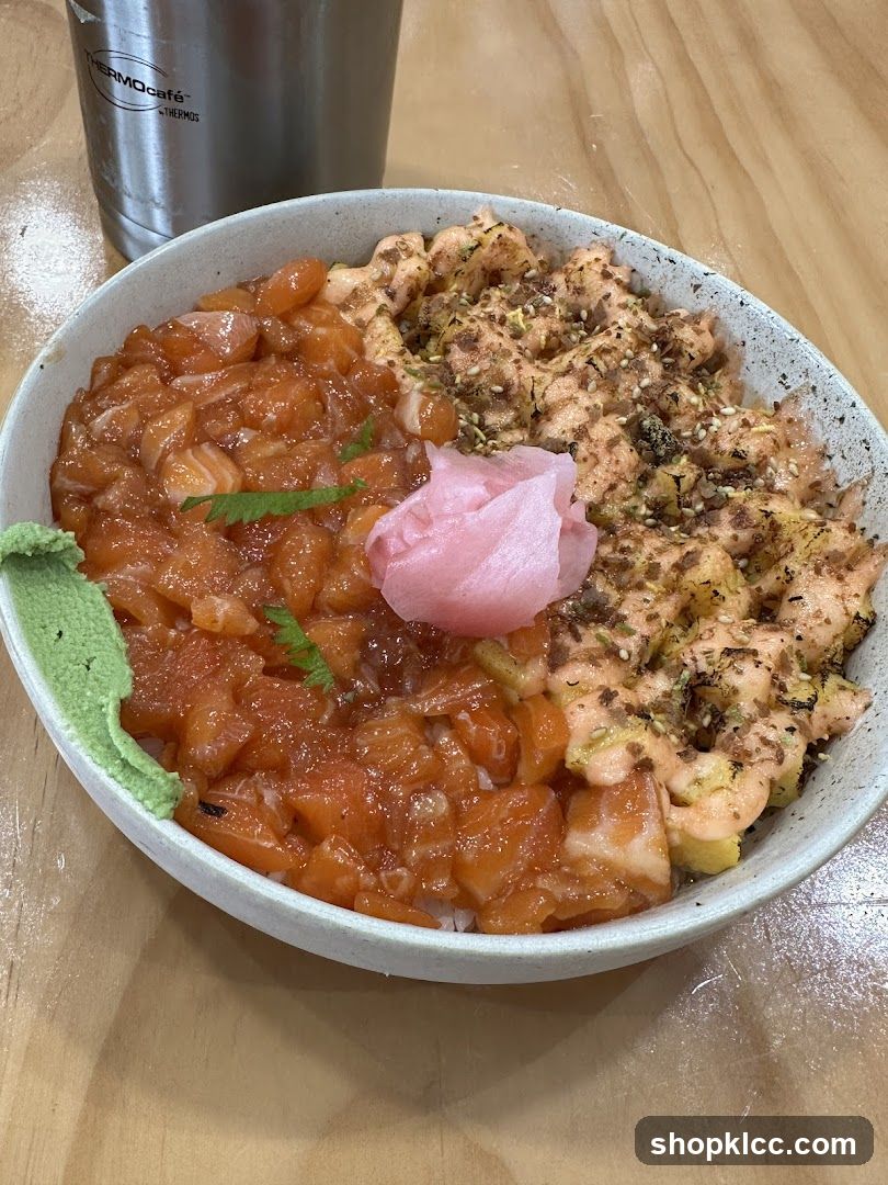 Salmon Donburi