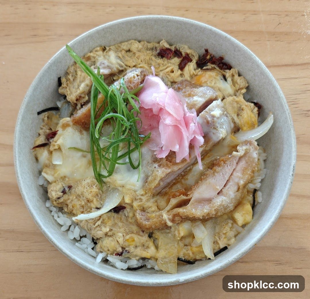Chicken Katsu Donburi