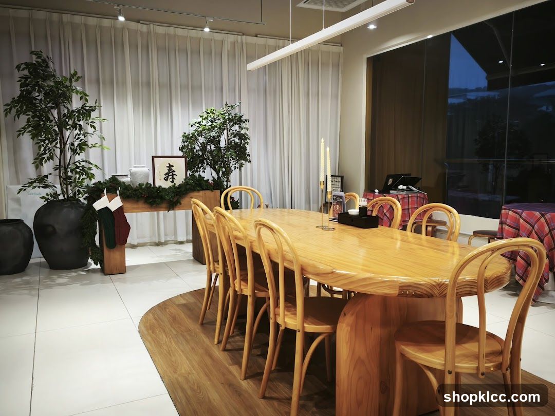 Dining Area with Festive Decorations