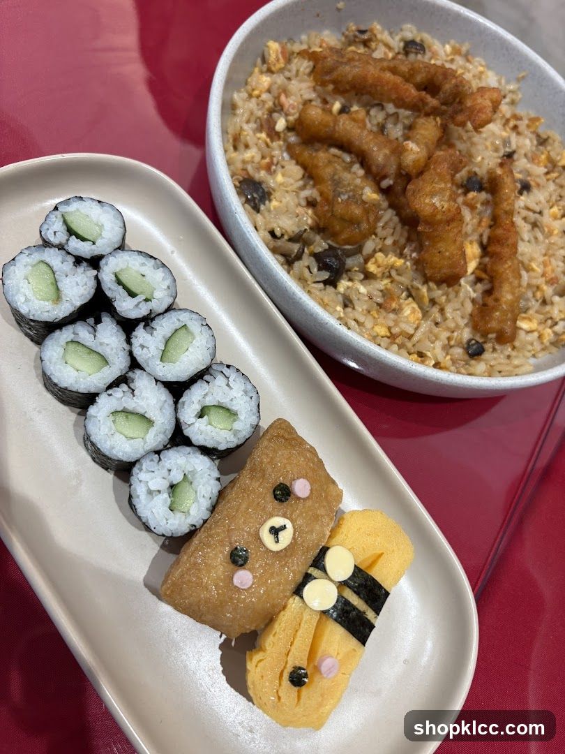 Sushi and Fried Rice