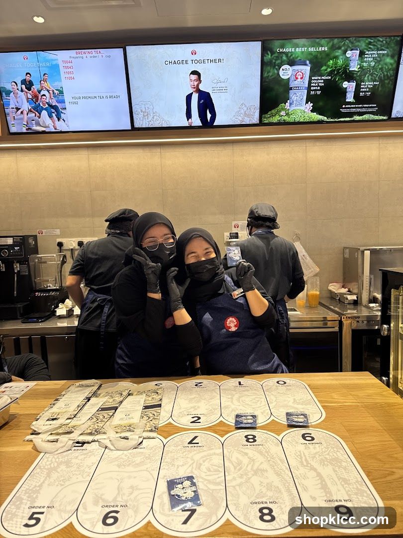 Chagee Staff and Order Numbers