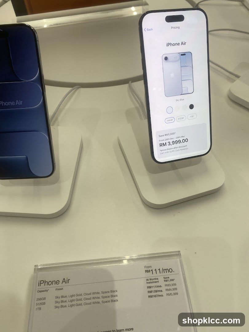 iPhone Air Pricing