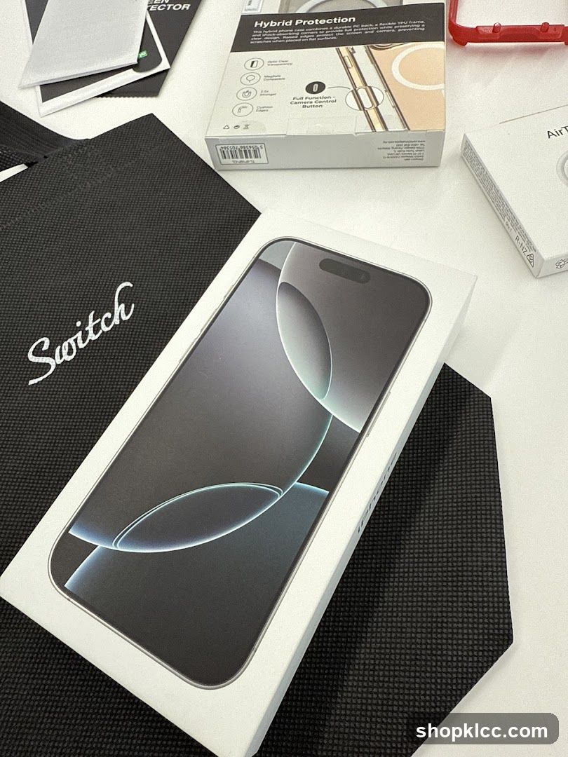iPhone Box and Accessories