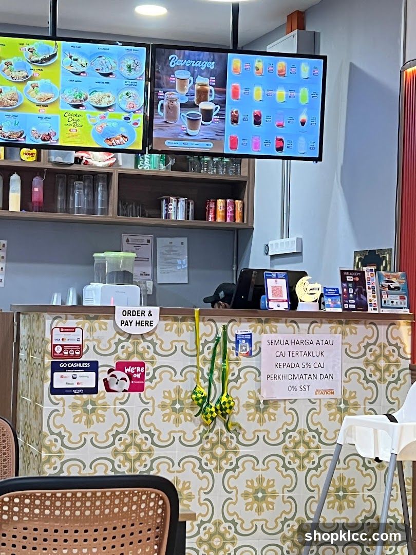 Food and Beverage Menu Display
