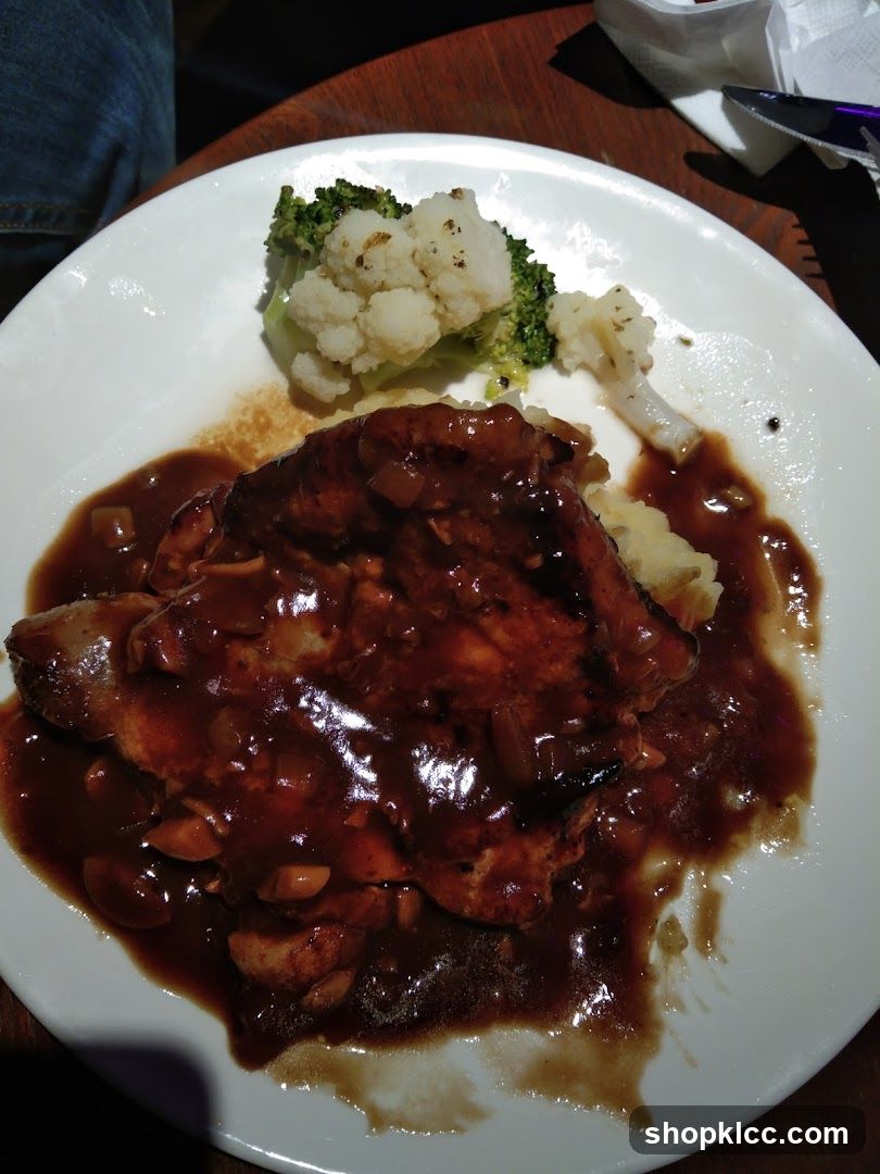 Chicken with Gravy and Vegetables