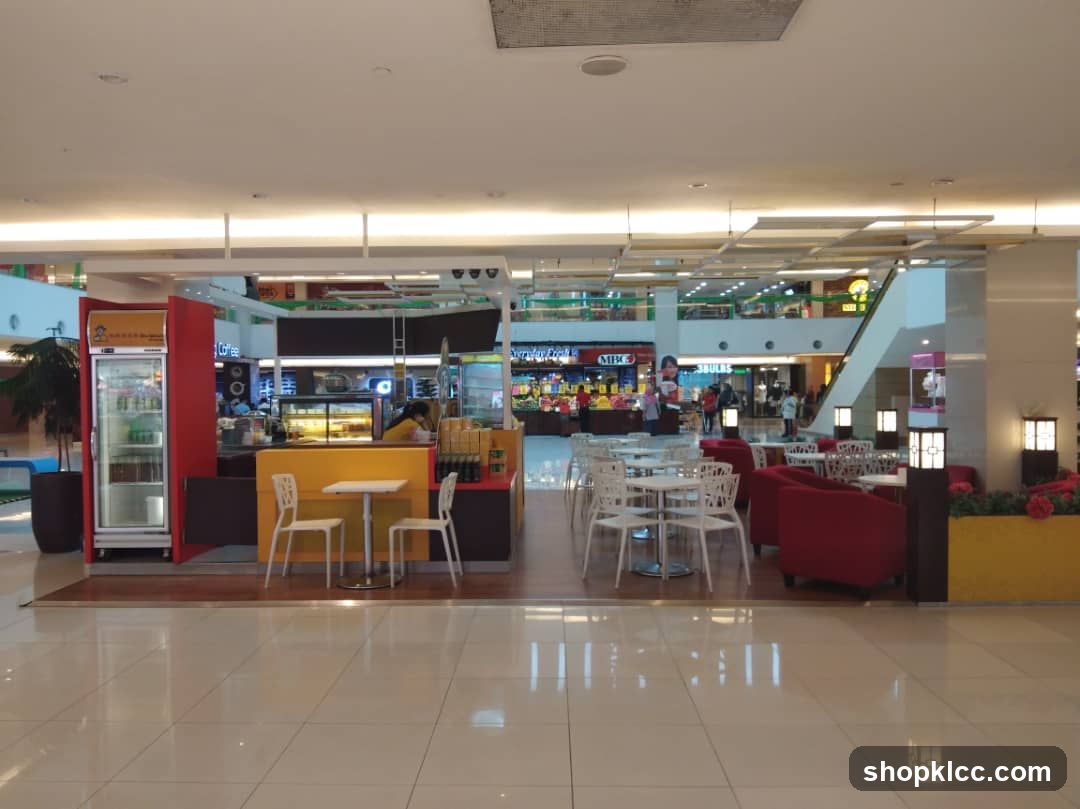 Mall Food Court Seating Area
