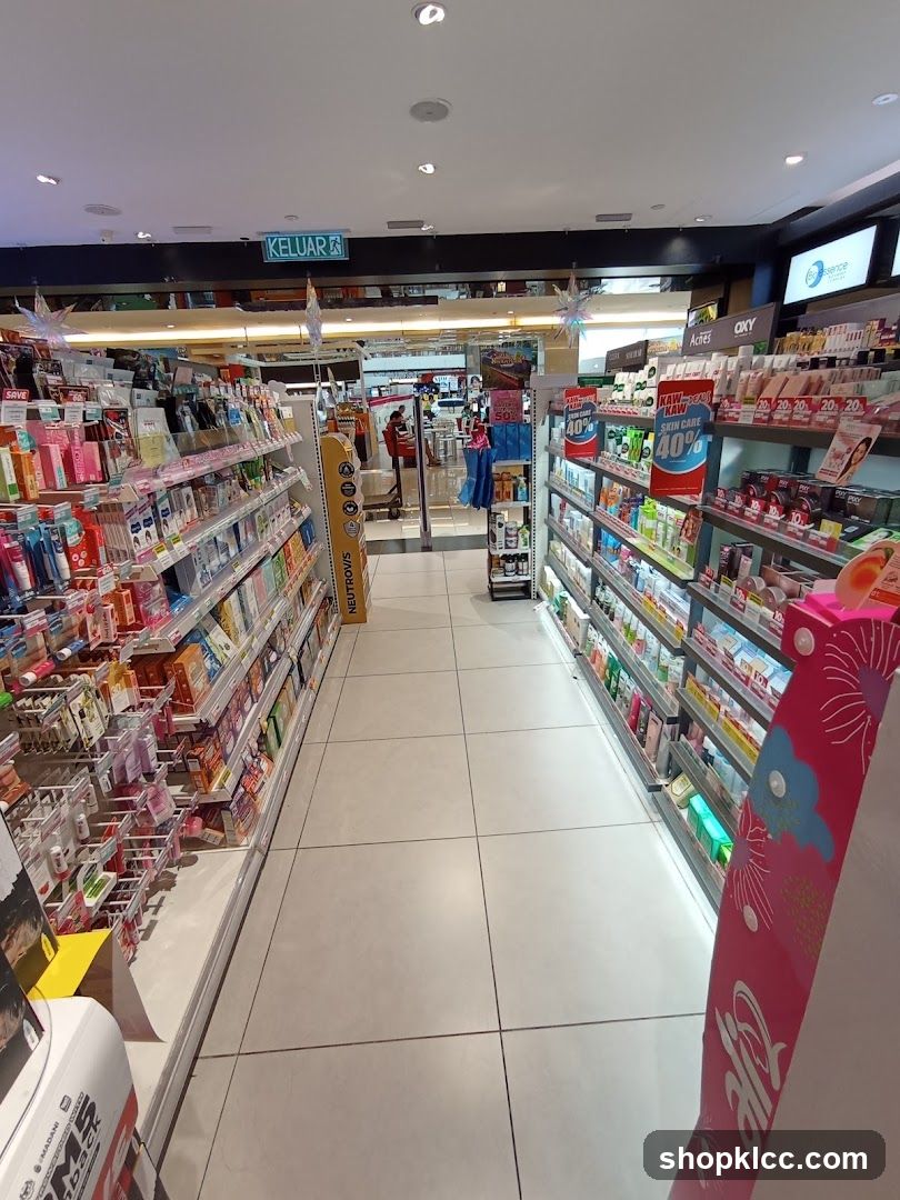 Aisle in a store