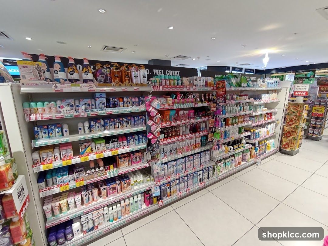 Health and Beauty Products Aisle