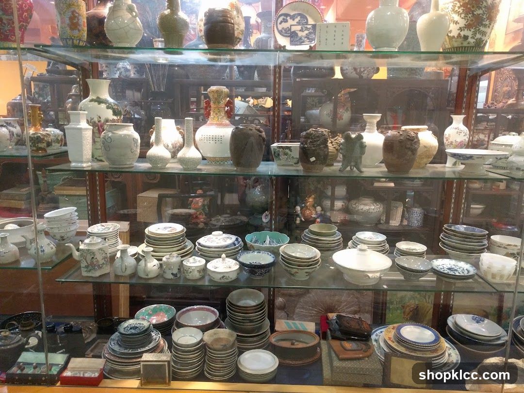 Display of Antiques and Collectibles