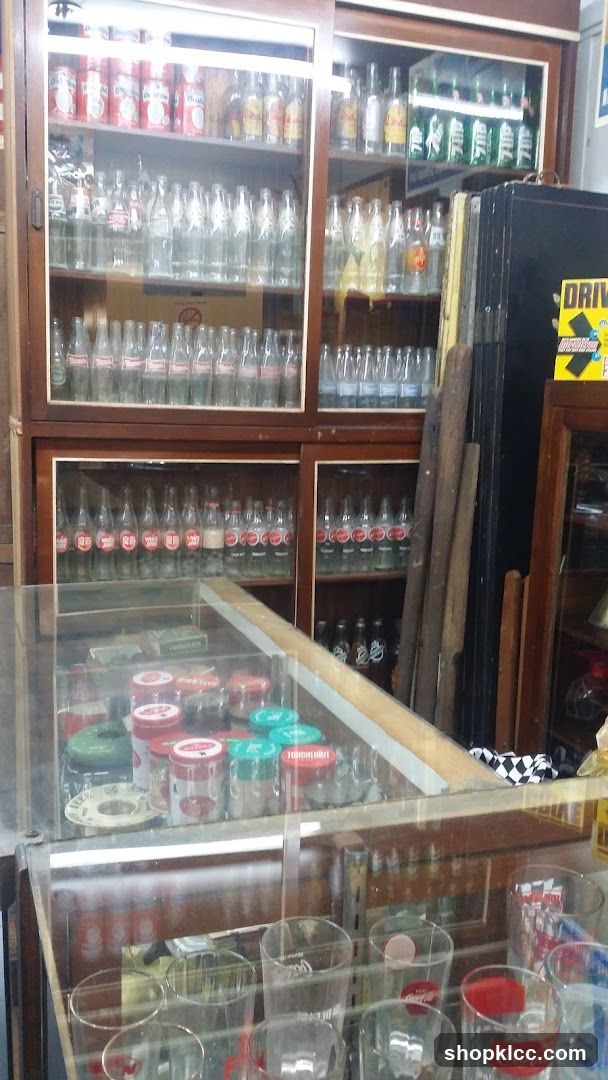 Vintage Soda Bottles and Glasses