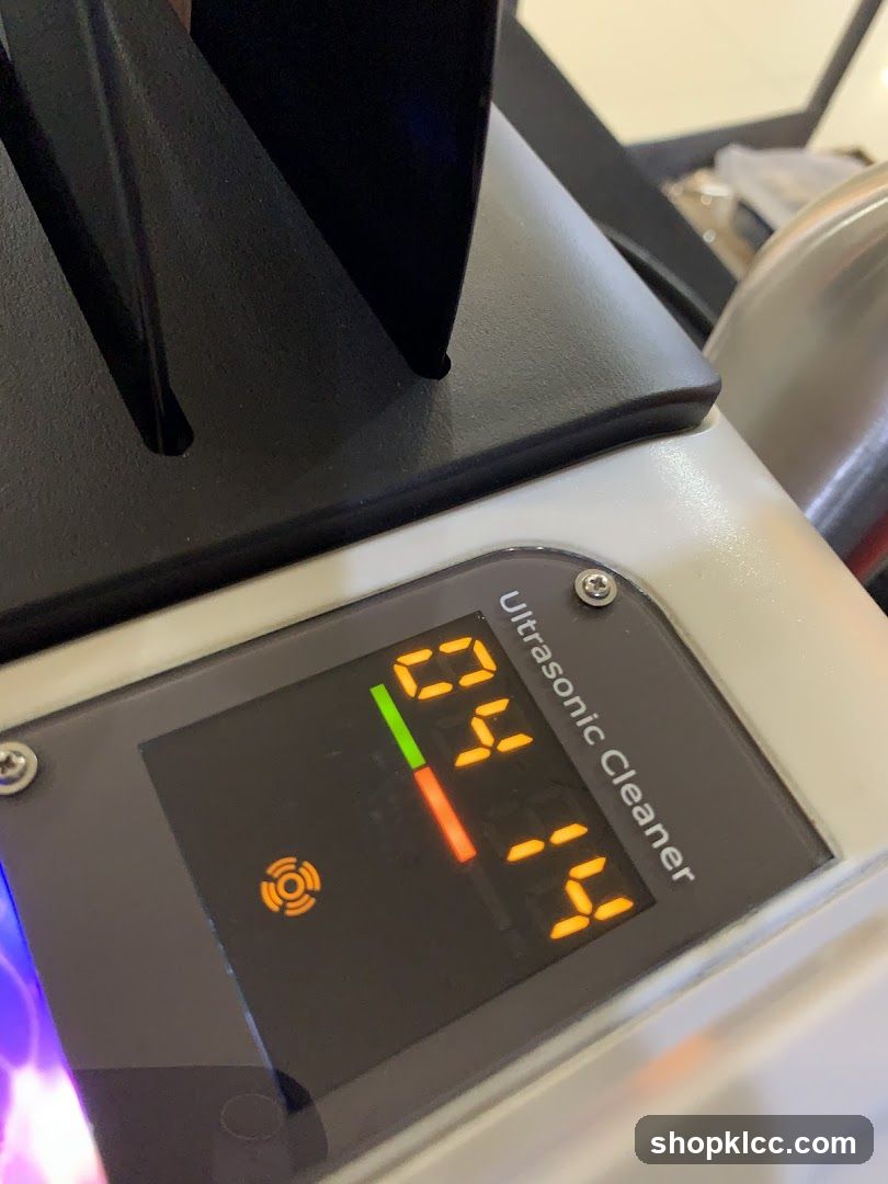 Ultrasonic Cleaner Display