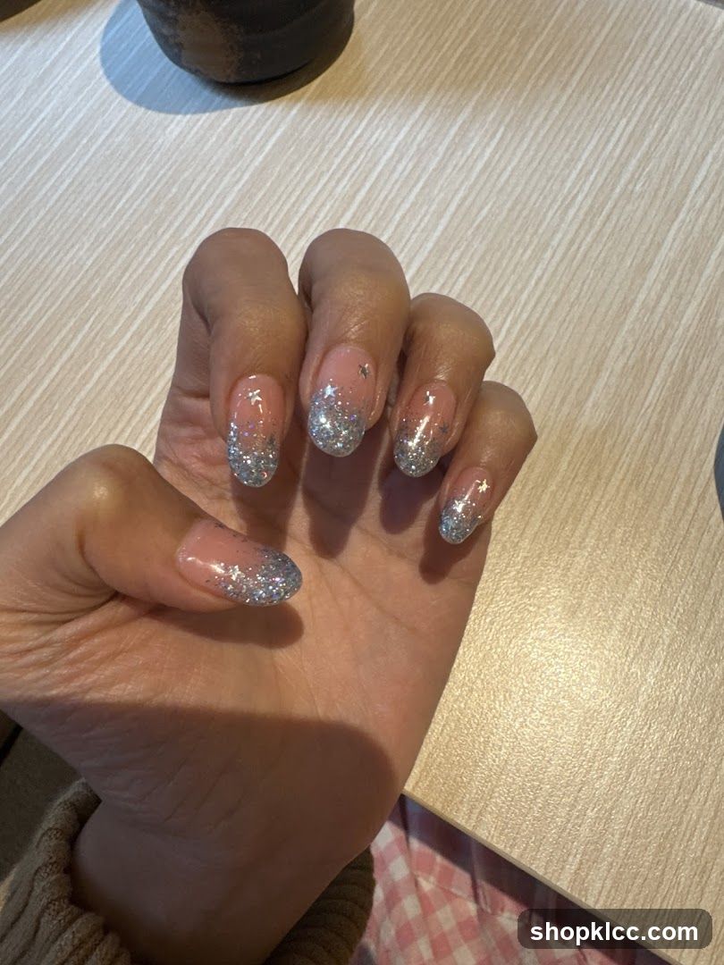 Sparkling Star Nails