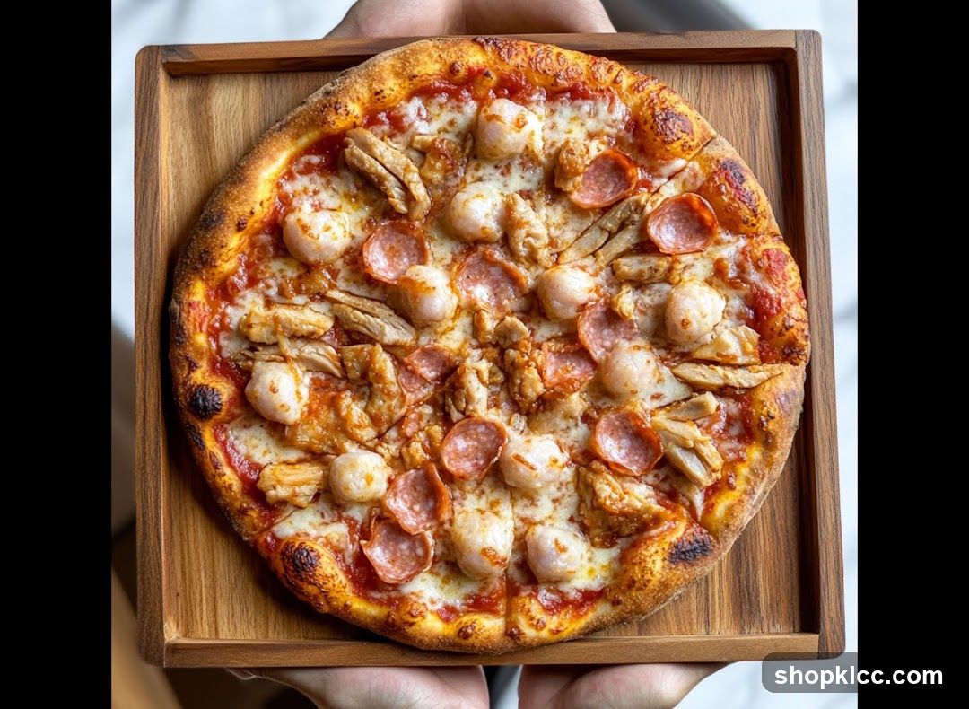 Pizza with Chicken and Pepperoni