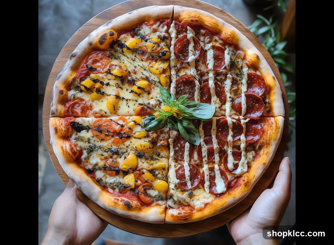 Four-Quartered Pizza