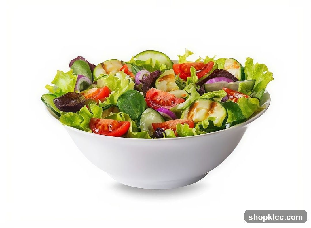 Fresh Salad in a Bowl