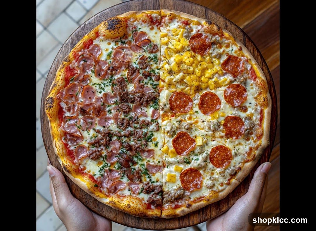 Half and Half Pizza