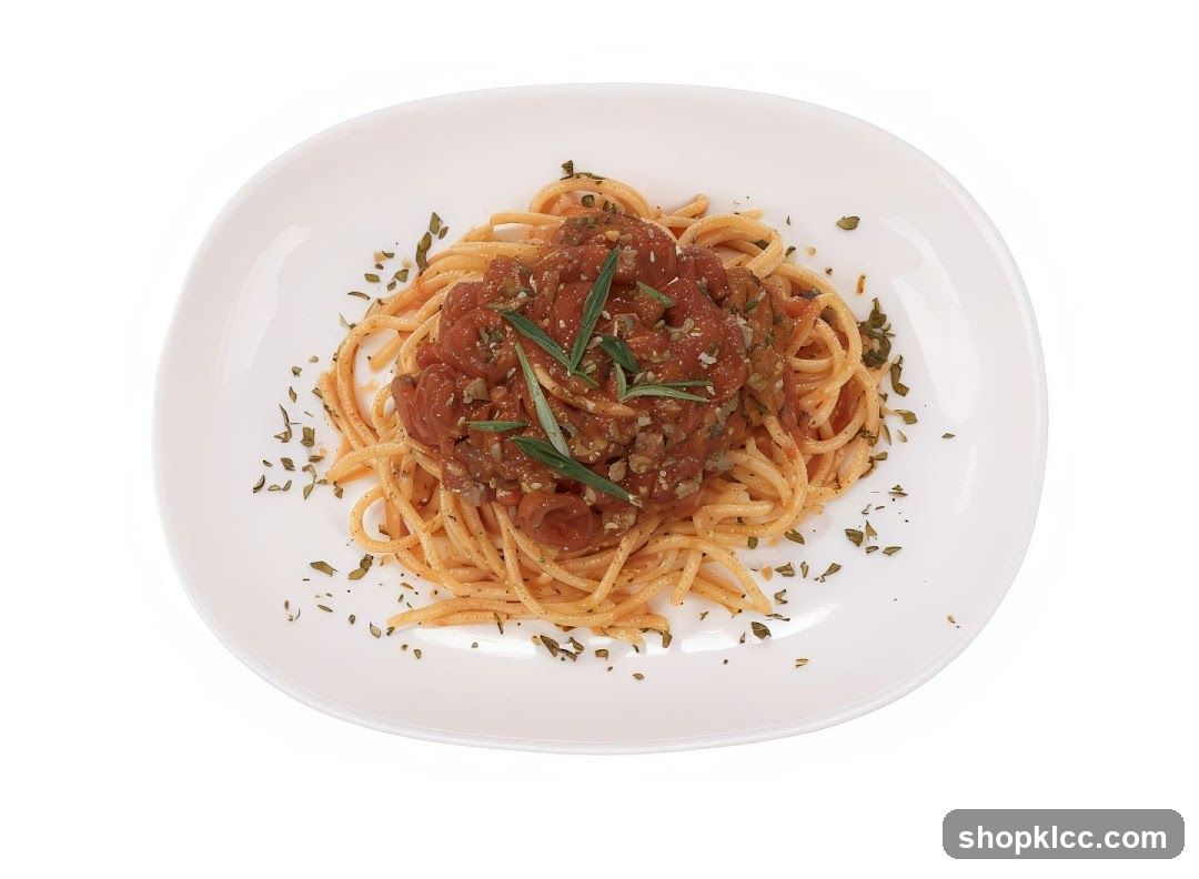 Spaghetti with Tomato Sauce
