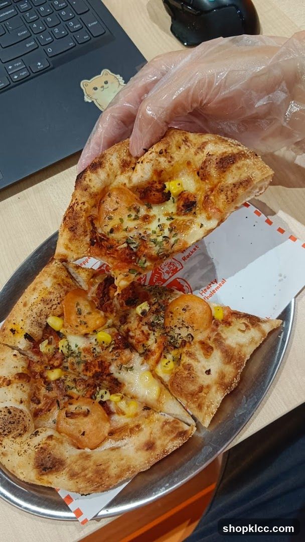 Pizza with Sausage and Corn