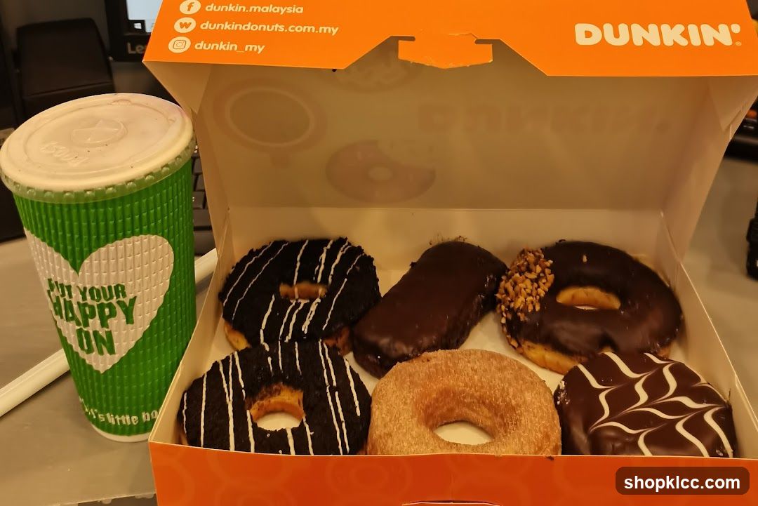Dunkin' Donuts Box with Assorted Pastries