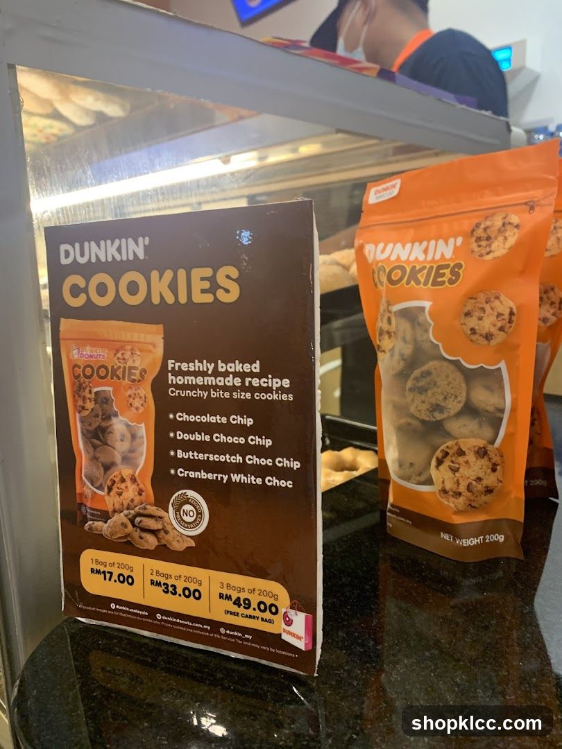 Dunkin' Cookies Display