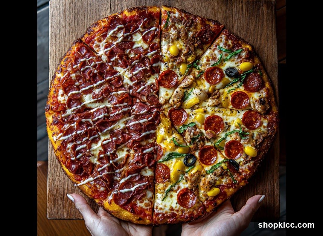 Four-Section Pizza